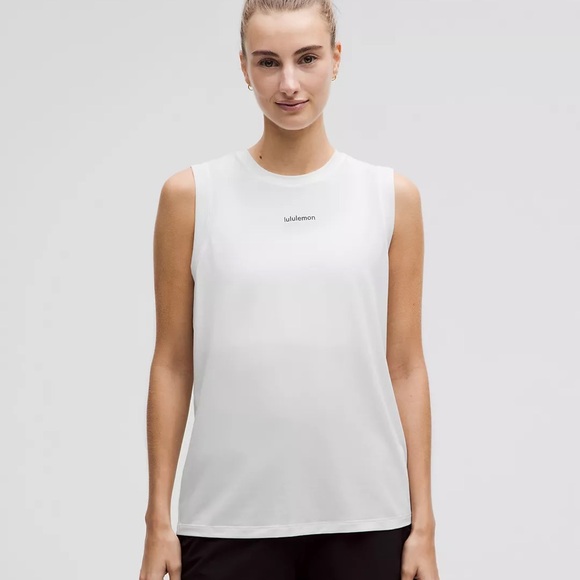 lululemon athletica Tops - Lululemon White Athletic Tank Top